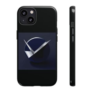 Tough Cases — Sleek Metallic Checkmark Phone Case